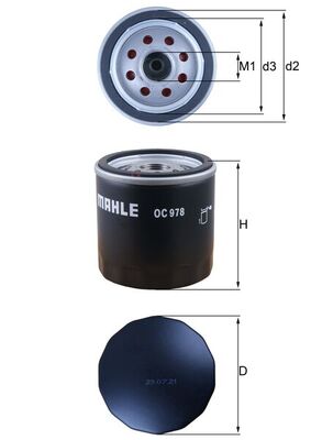 MAHLE OC 978