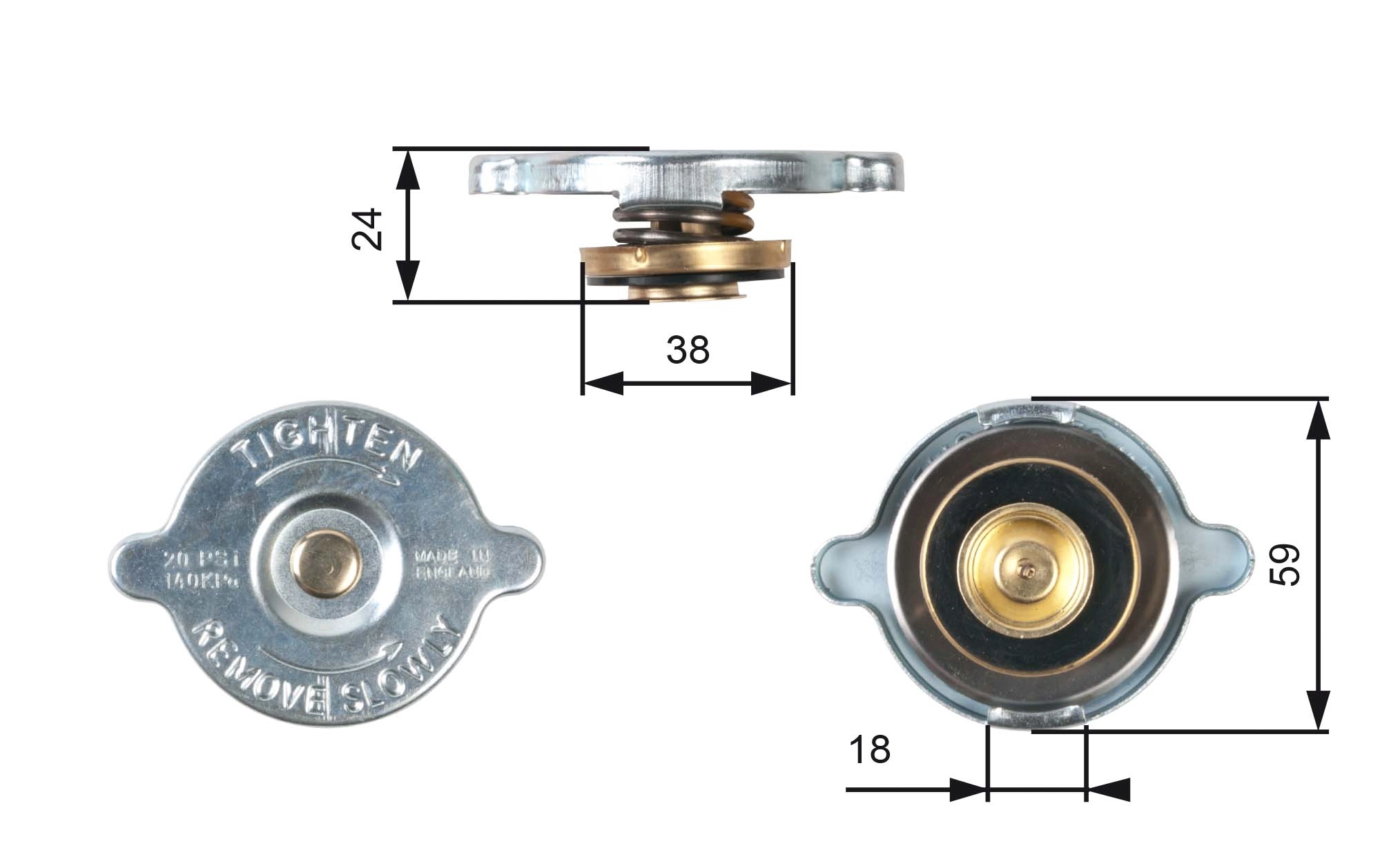 GATES RC125