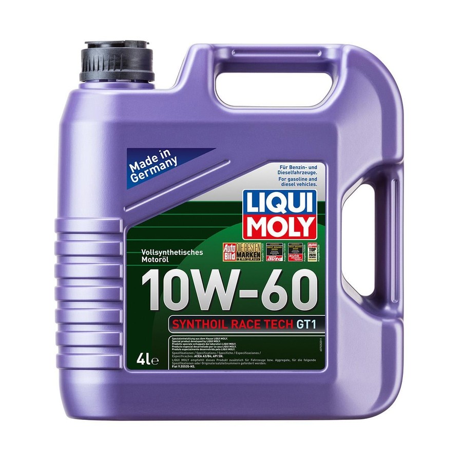 LIQUI MOLY 10W60 Motor Yağı Synthoil Race Tech GT1 4 Litre (7535)