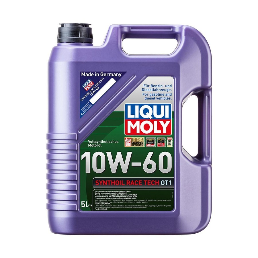 LIQUI MOLY 10W60 Motor Yağı Synthoil Race Tech GT1 5 Litre (8909)