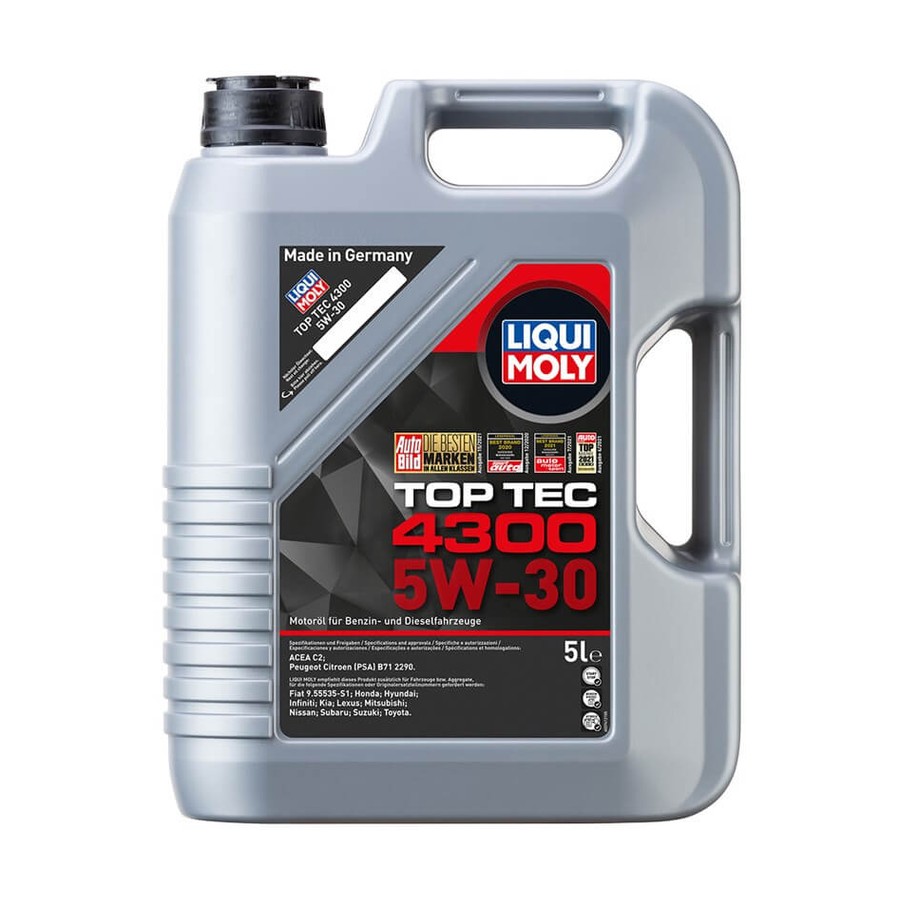 LIQUI MOLY 5W30 Motor Yağı Tam Sentetik TOP TEC 4300 5 Litre (2324)