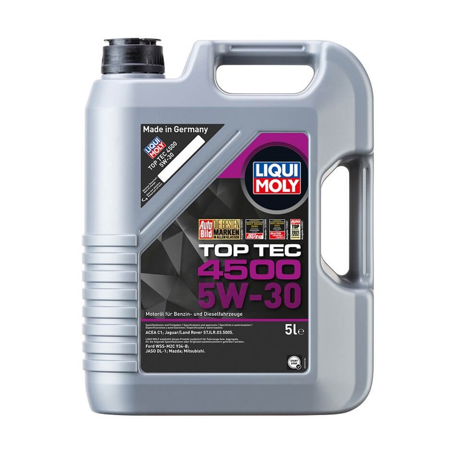 LIQUI MOLY 5W30 Motor Yağı Tam Sentetik TOP TEC 4500 5 Litre (2318)