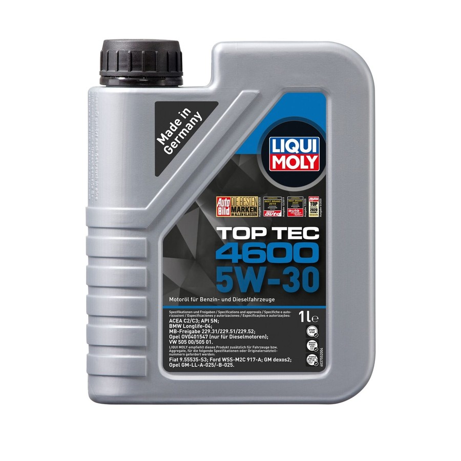 LIQUI MOLY 5W30 Motor Yağı Tam Sentetik TOP TEC 4600 1 Litre (2315)