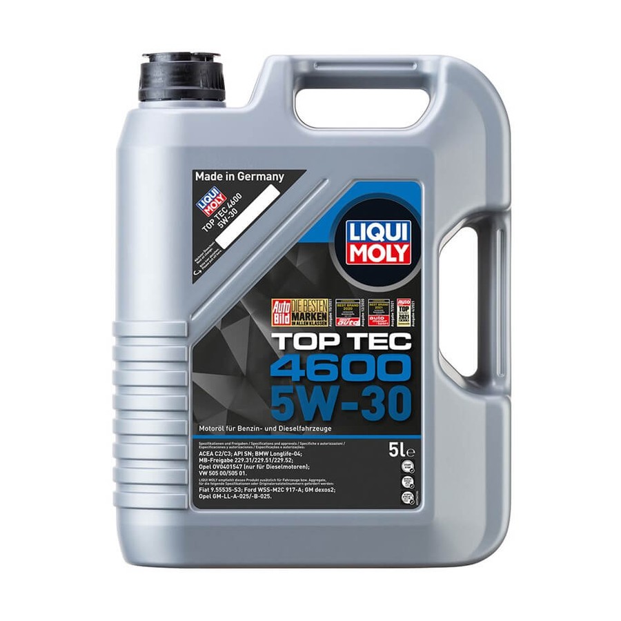 LIQUI MOLY 5W30 Motor Yağı Tam Sentetik TOP TEC 4600 5 Litre (2316)