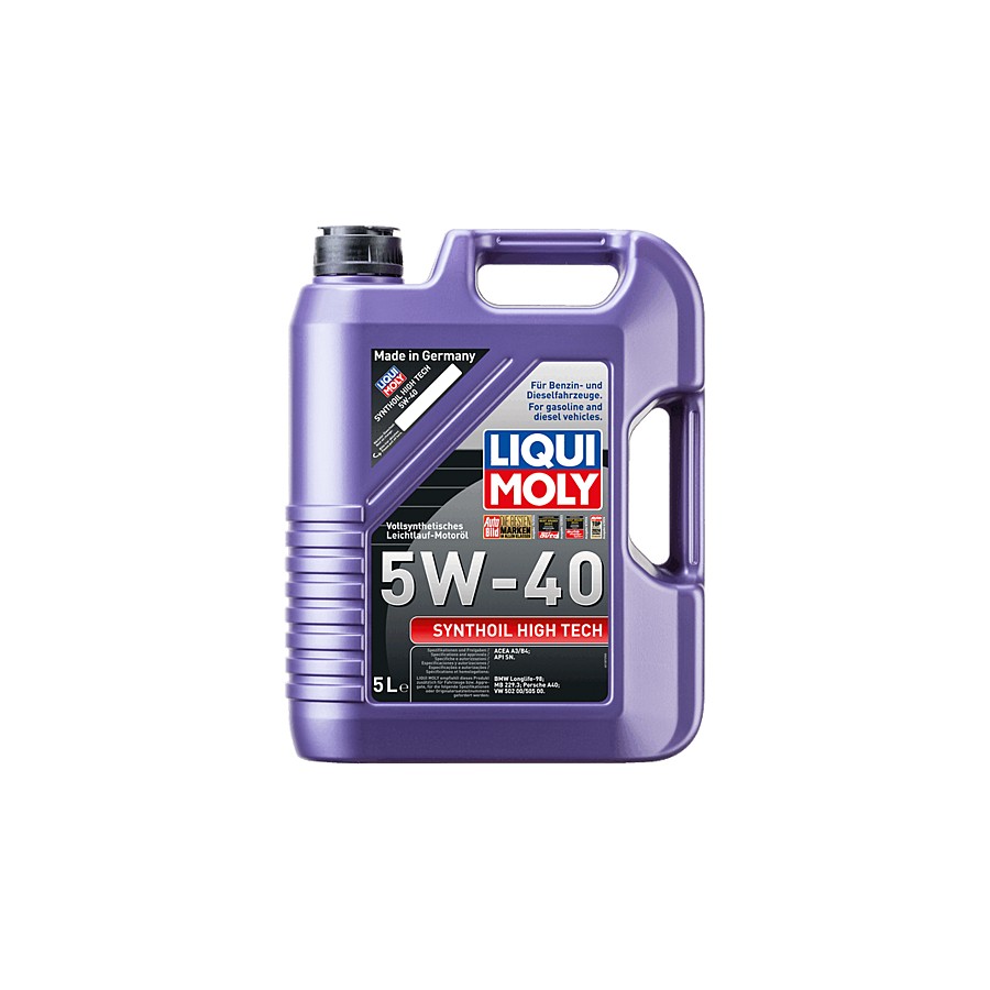 LIQUI MOLY 5W40 Synthoil High Tech Tam Sentetik Motor Yağı 5 Litre (1856)