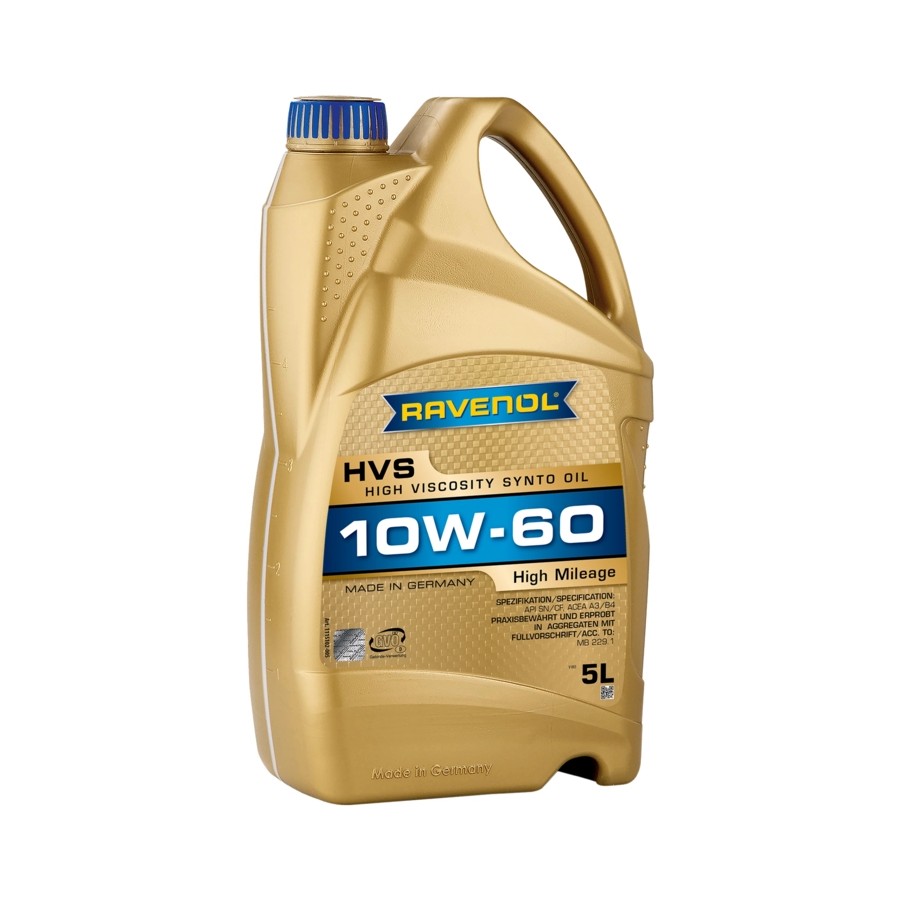 RAVENOL HVS High Viscosity Synto Motor Yağı SAE 10W-60 5 Litre
